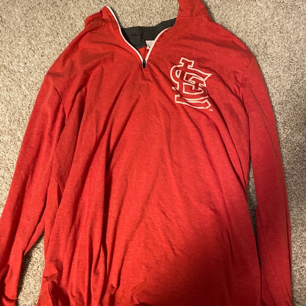 STL Cardinals zip up pullover Unisex